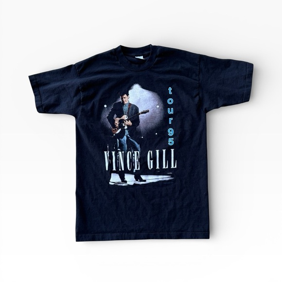 Vintage Other - VINTAGE '95 VINCE GILL PICTURE TOUR MADE IN USA SINGLE STITCH TEE LARGE